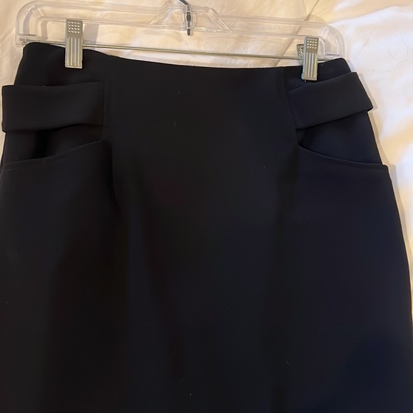 Black Pencil Skirt with lining. Washable - Picture 1 of 5